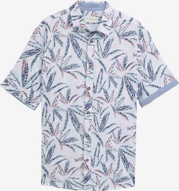 TOM TAILOR Comfort Fit Πουκάμισο σε λευκό: μπροστά