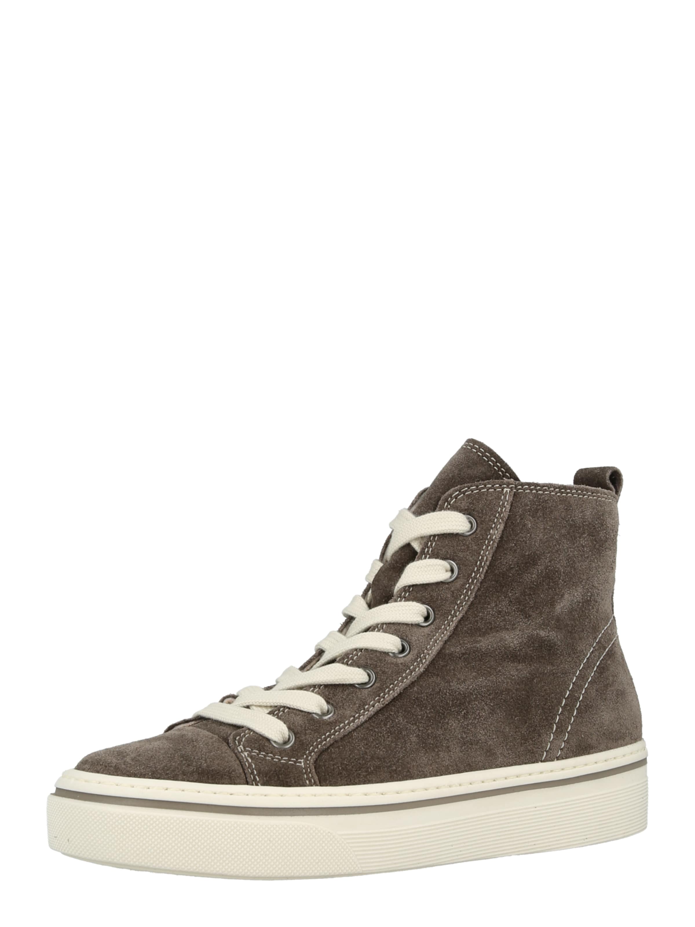 Sneaker alta di GABOR in marrone: frontale