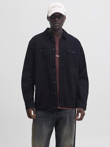 Veste mi-saison JACK & JONES en noir : devant