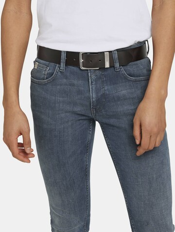 TOM TAILOR DENIM Belt 'Joe' in Brown: front