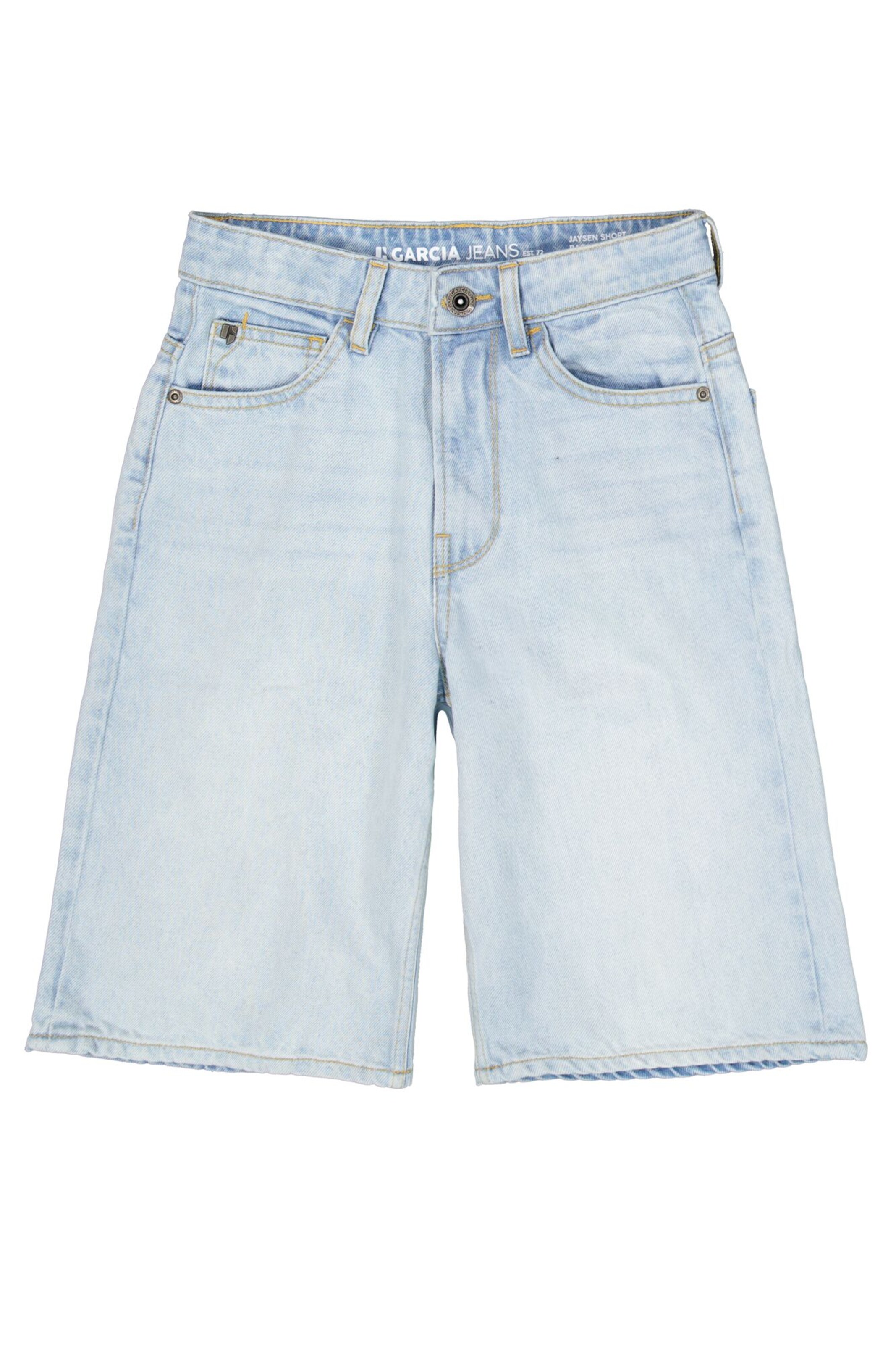 GARCIA Wide Leg Shorts in Blau: Vorderseite