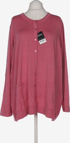 Ulla Popken Sweater & Cardigan in 9XL in Pink: front