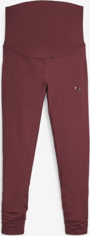 PUMA Workout Pants in Red: front