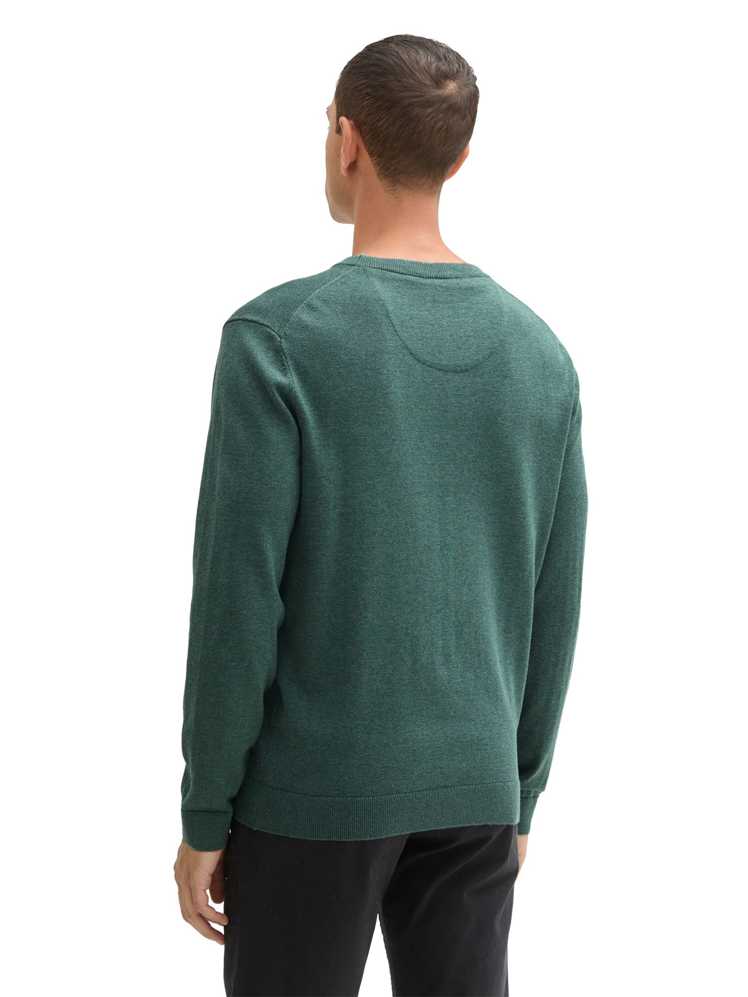 Pulover de la TOM TAILOR pe verde