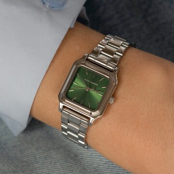 Violet Hamden Analoog horloge in Zilver: voorkant
