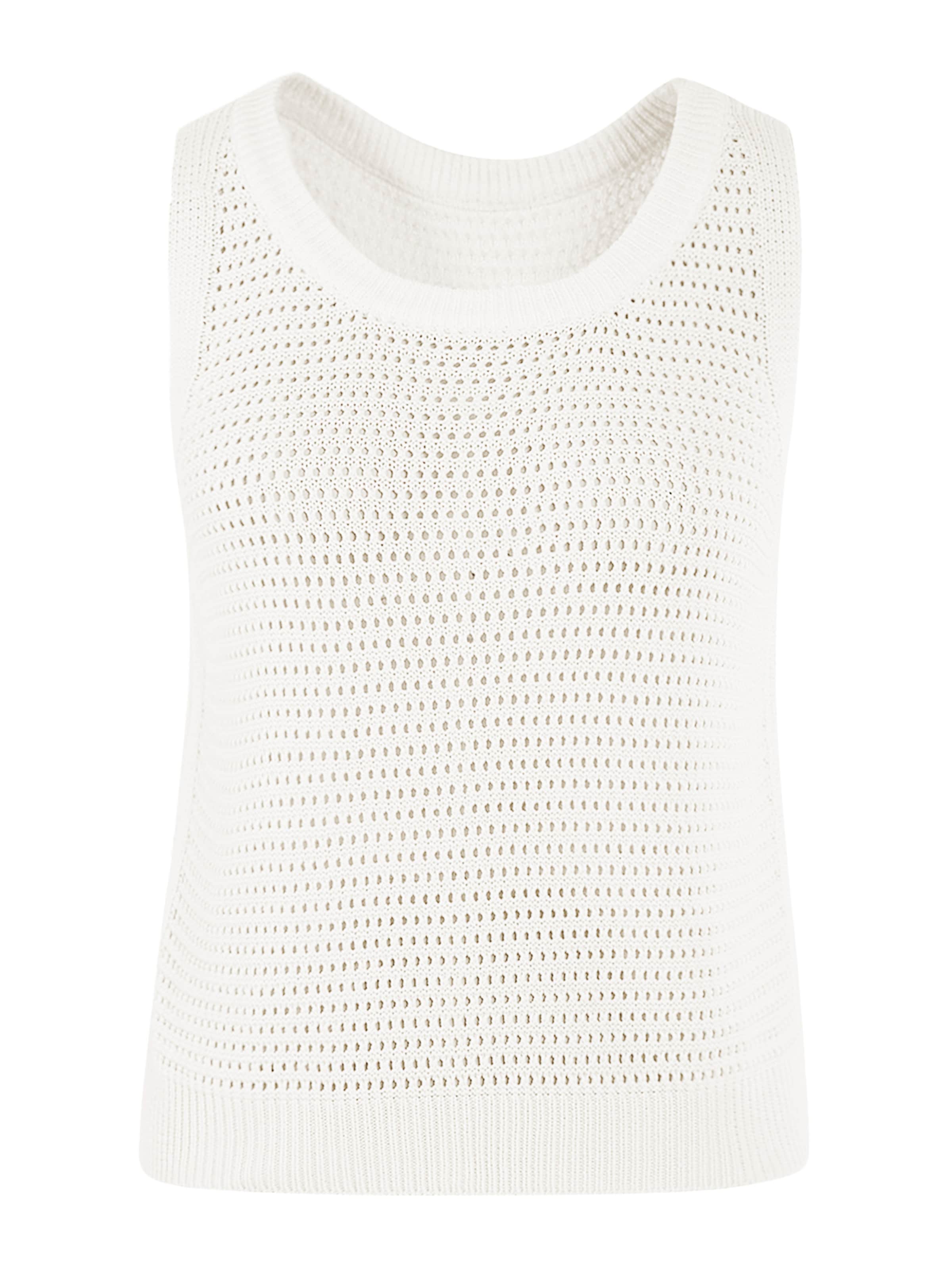 Imily Bela Вязаный топ в Белый: спереди