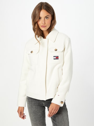 Tommy Jeans Jacke in Weiß: predná strana