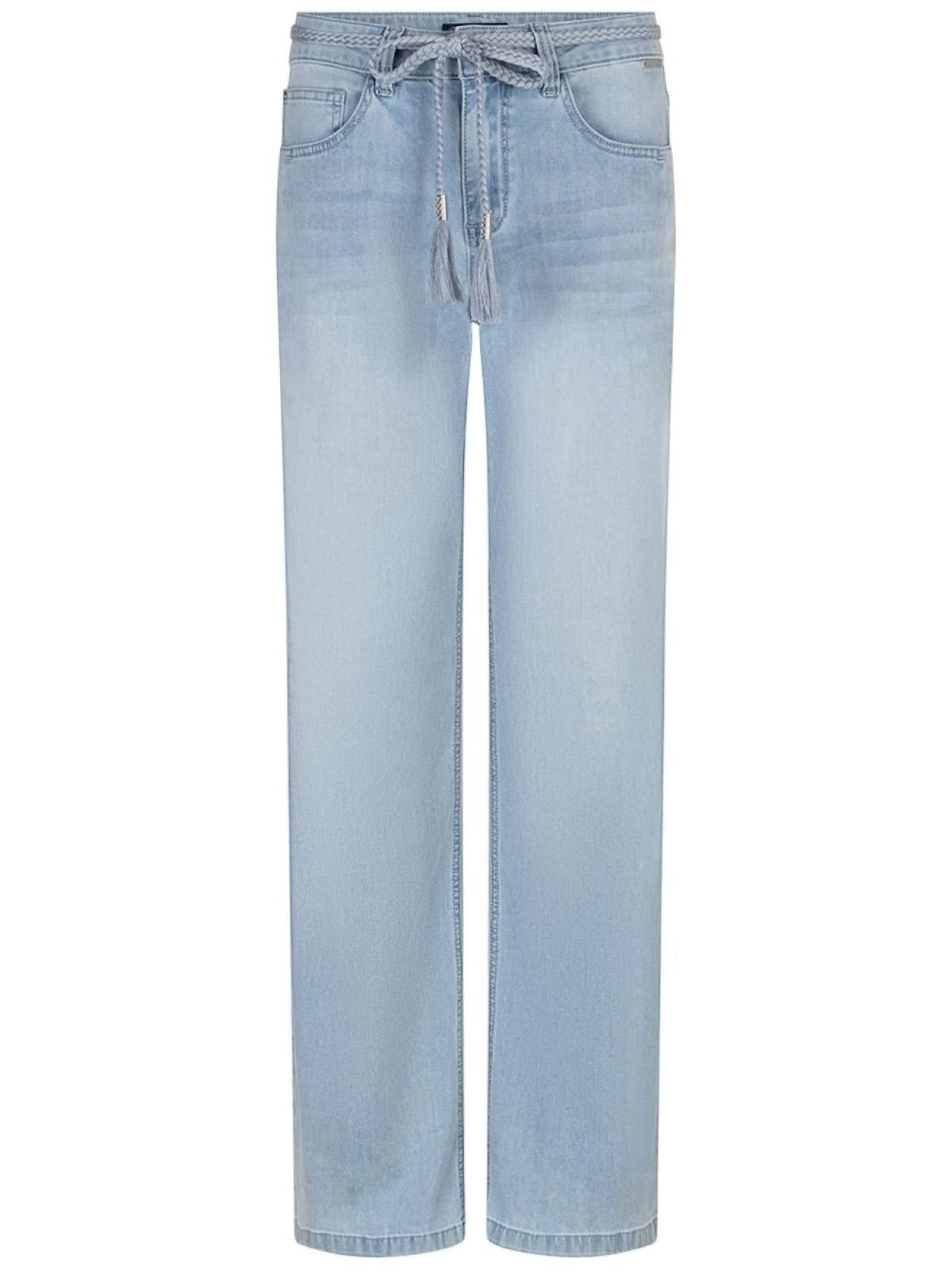 Red Button Regular Jeans 'Red Button Colette belt bleach' in Blue: front