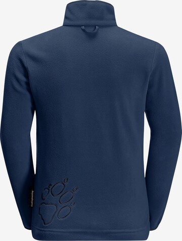 JACK WOLFSKIN Athletic Fleece Jacket 'SANDPIPER' in Blue