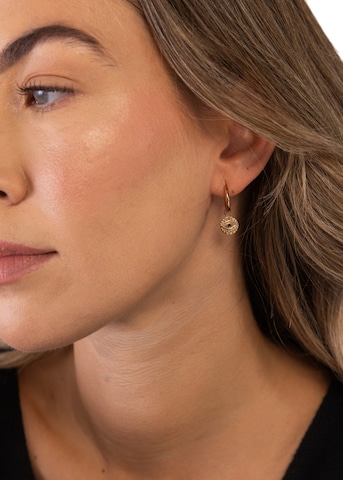 Boucles d'oreilles 'Eye' PURELEI en or : devant