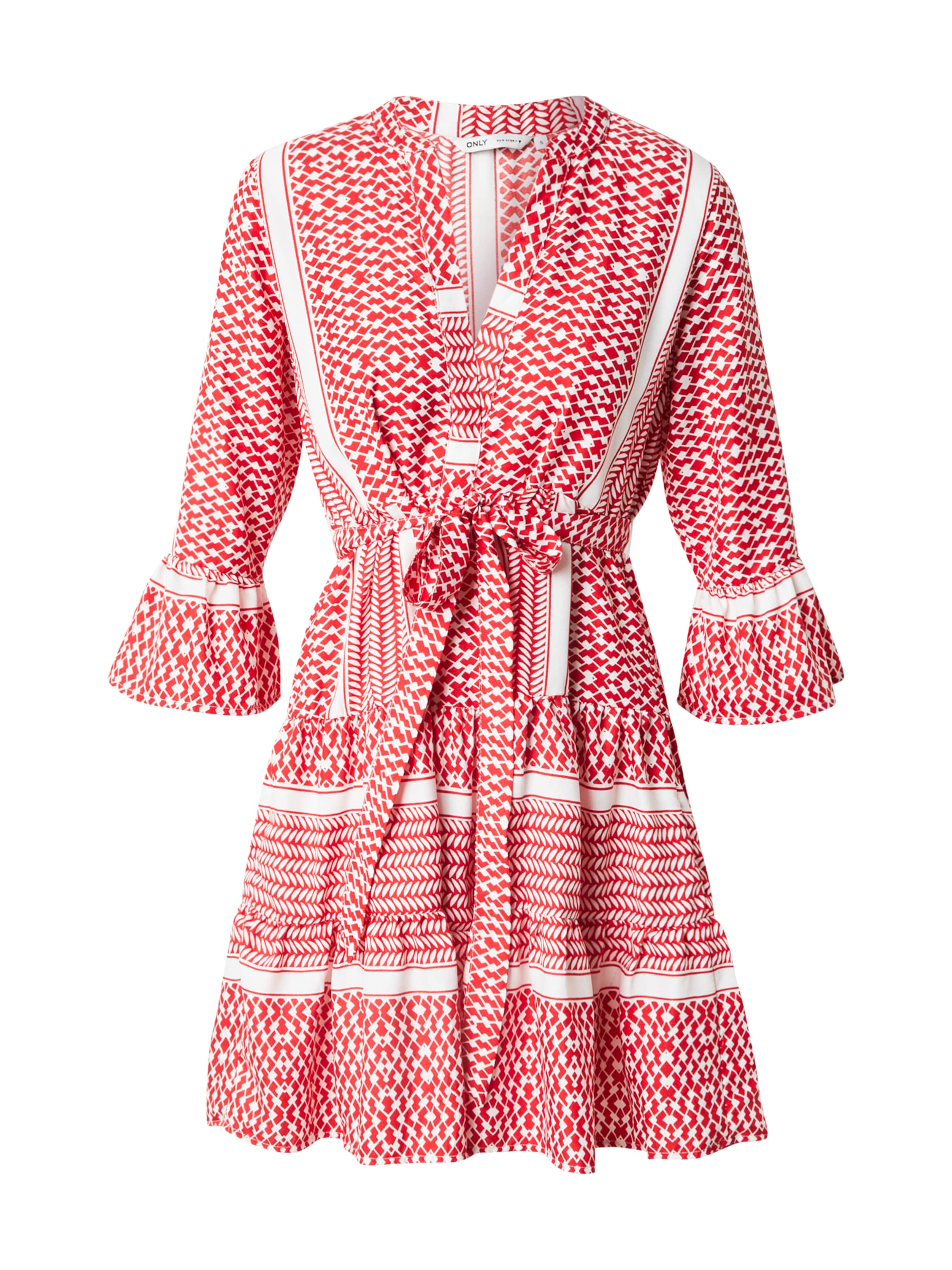 ONLYKošulja haljina 'ATHENA' - crvena boja: prednji dio