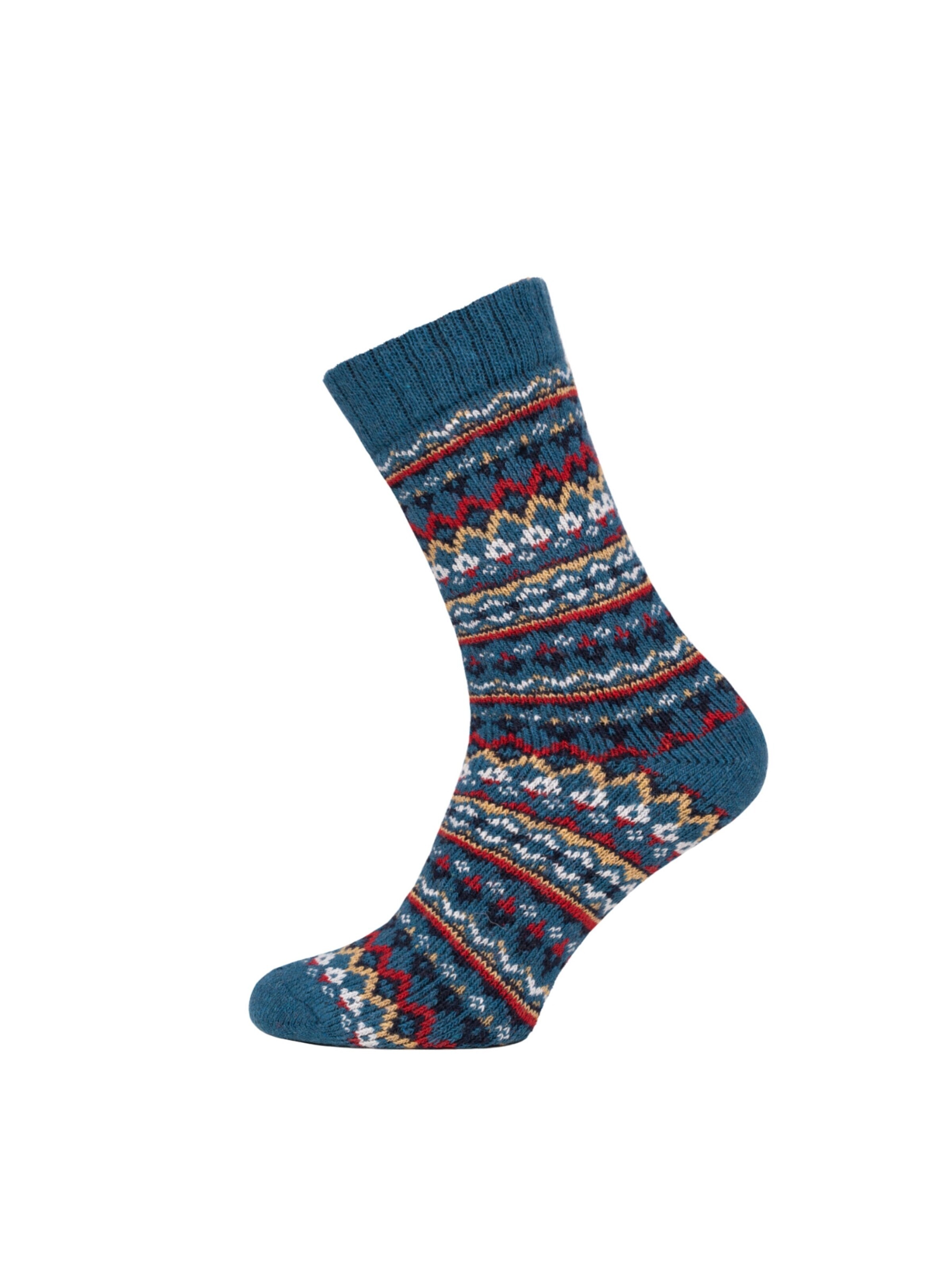 HomeOfSocks Socks 'HOS452' in Green: front