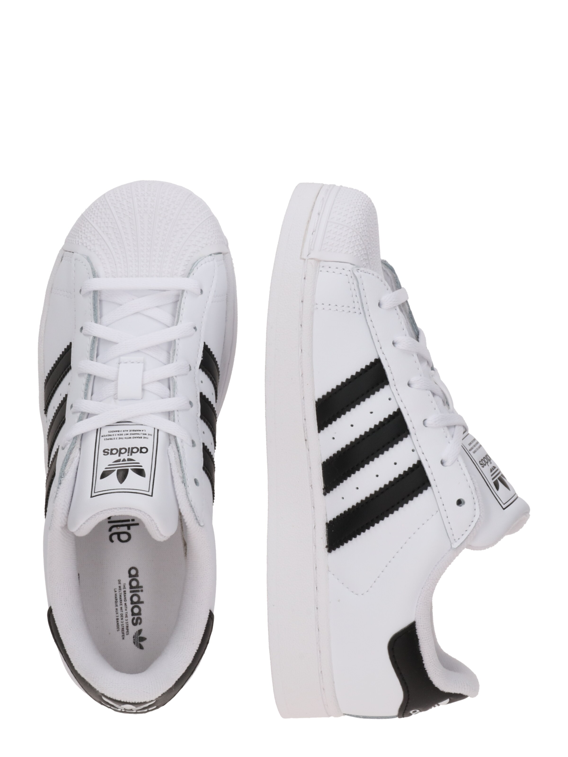 Sneaker 'SUPERSTAR II C' de la ADIDAS ORIGINALS pe alb