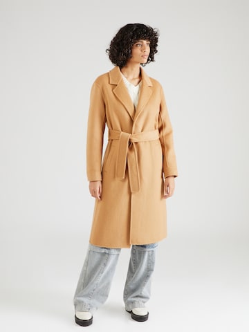 Liu Jo Ανοιξιάτικο και φθινοπωρινό παλτό σε μπεζ: μπροστά