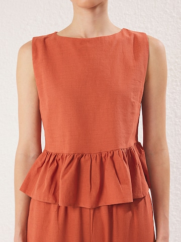 Trendyol Брючный костюм в Оранжевый