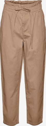 VERO MODA Loose fit Pants 'Evany' in Brown: front