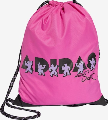ADIDAS SPORTSWEAR - Bolsa para gimnasio deportiva 'Adidas x Jeremy Scott' en rosa: frente
