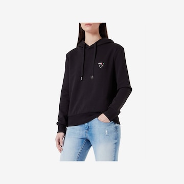 ONLY Sweatshirt 'Noomi' in Black: front