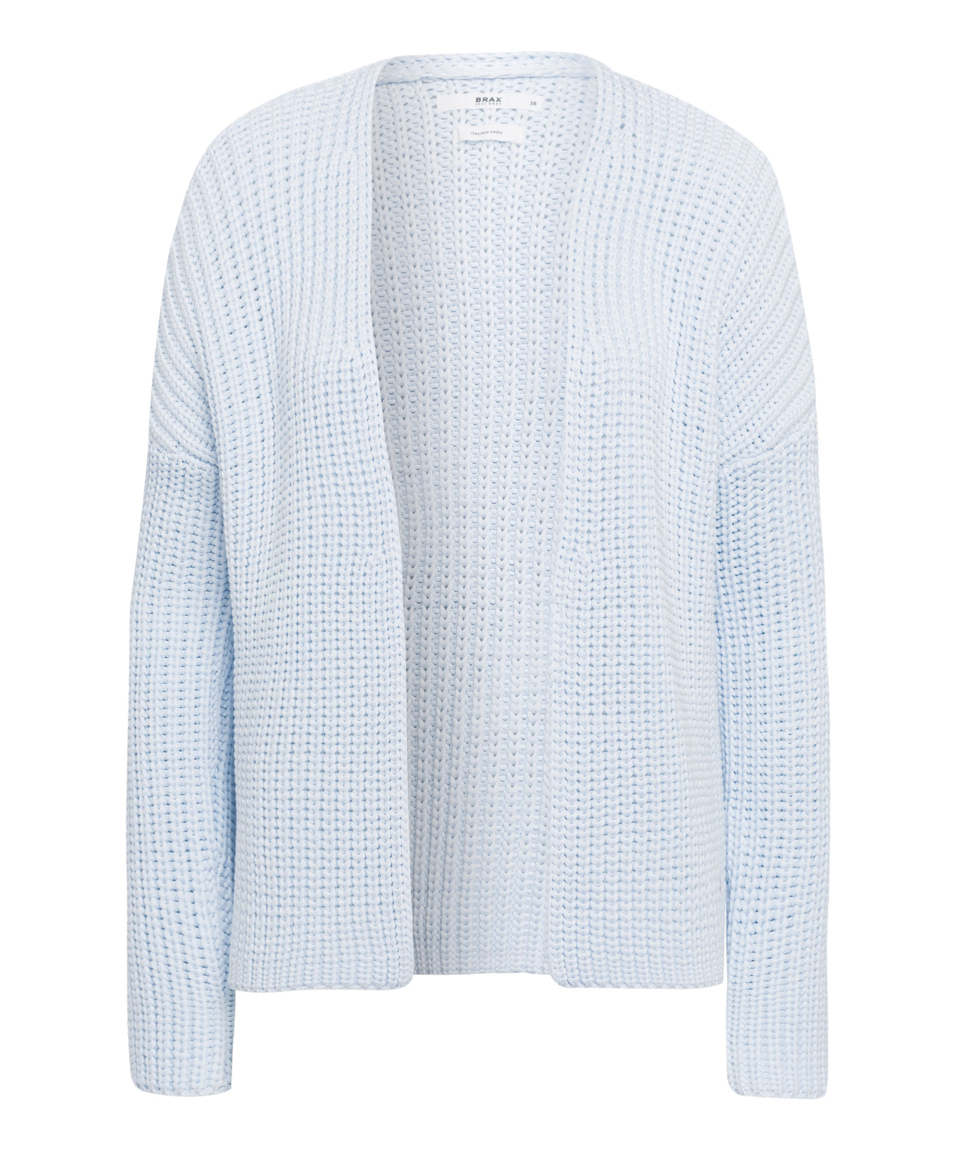 Pullover e cardigan 1q5pB BRAX Strickjacke Anique in Blu Chiaro Pullover e cardigan 1q5pB BRAX Strickjacke Anique in Blu Chiaro