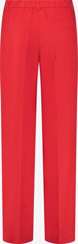 GERRY WEBER Široke hlačnice Hlače na rob | rdeča barva