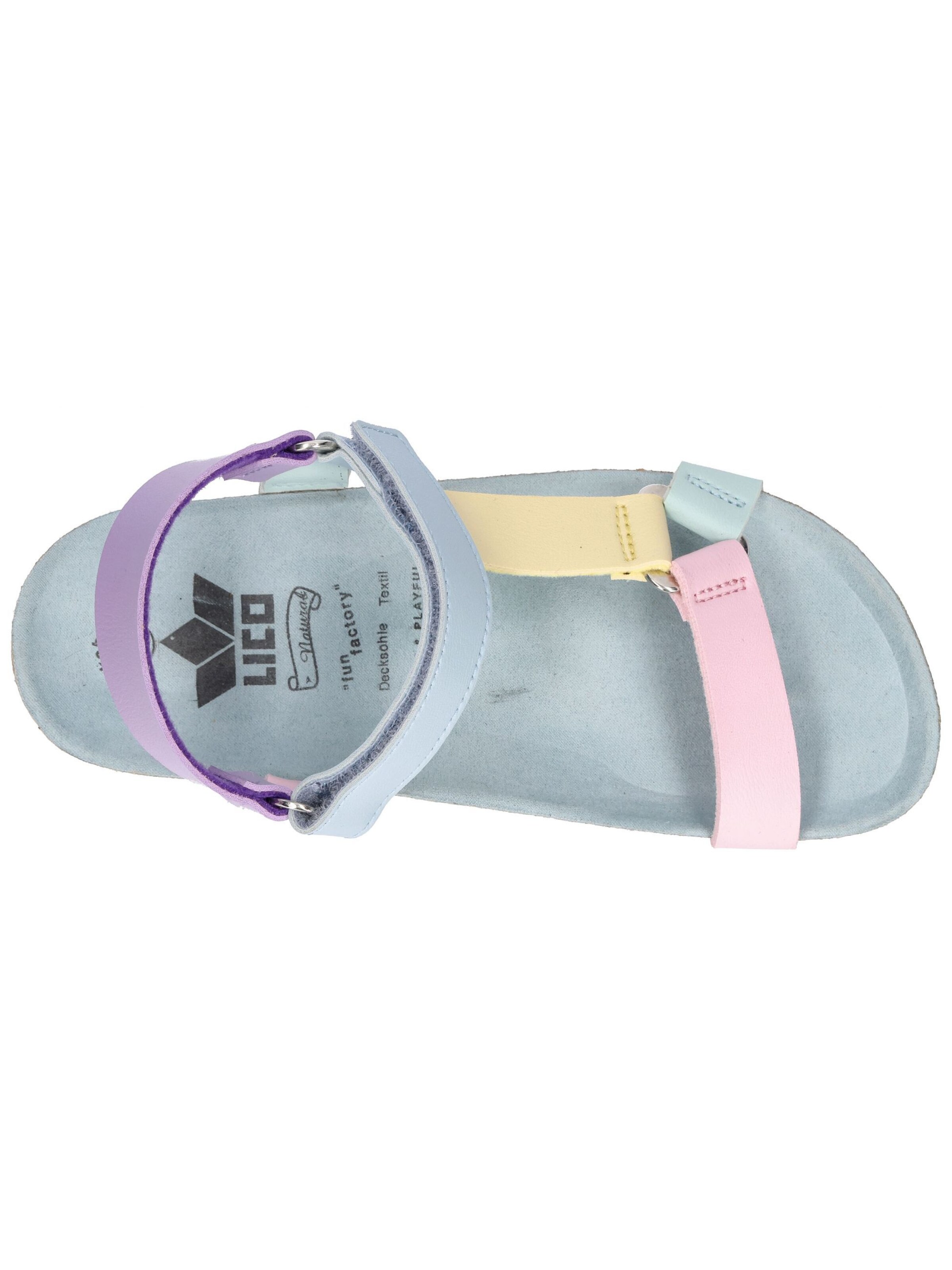 LICO Sandale 'Bioline' in Mischfarben