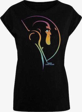 F4NT4STIC T-Shirt 'Buzz Lightyear Blended Stare' in Schwarz: Vorderseite