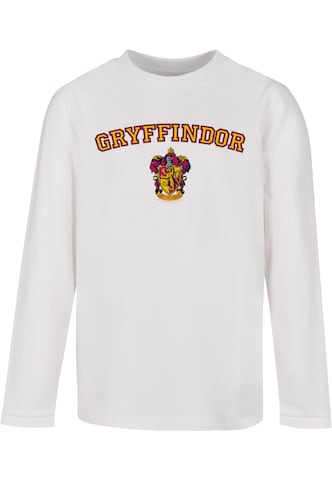 ABSOLUTE CULT Shirt 'Harry Potter - Hogwarts Gryffindor Crest' in Weiß: predná strana