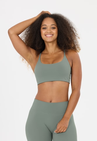 Athlecia Bustier Sport bh 'Emarri' in Groen: voorkant