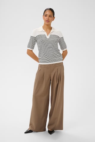 Pull-over 'Lizza' Kaffe en blanc