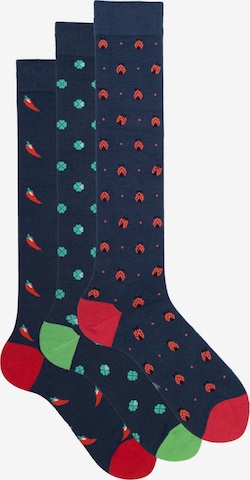 Gambaletto '3 Pack Calze Lunghe Fantasia - Confezione Regalo - Ciocca' di Ciocca in oro: frontale