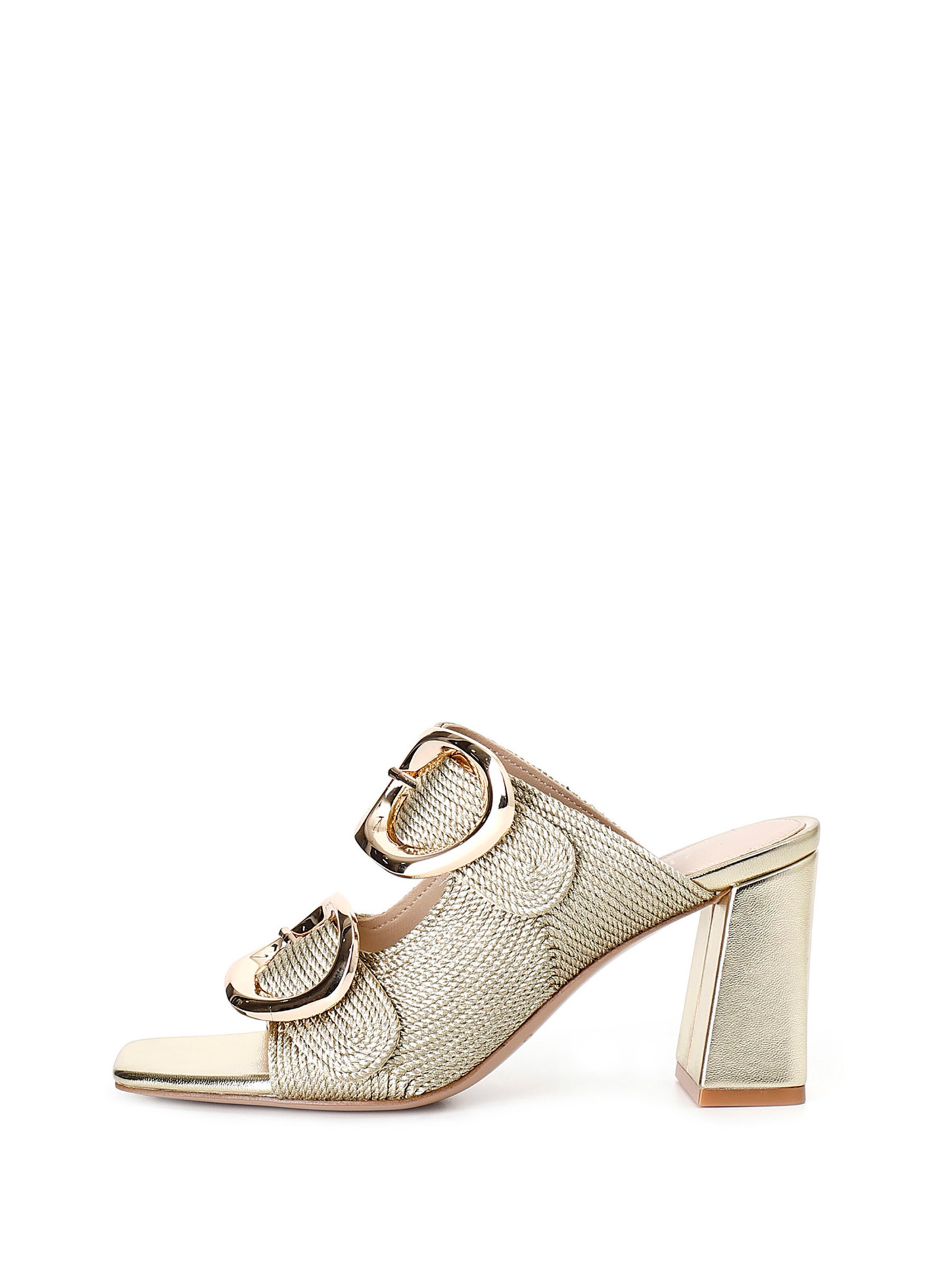 Décolleté di CAFè NOIR in oro: frontale