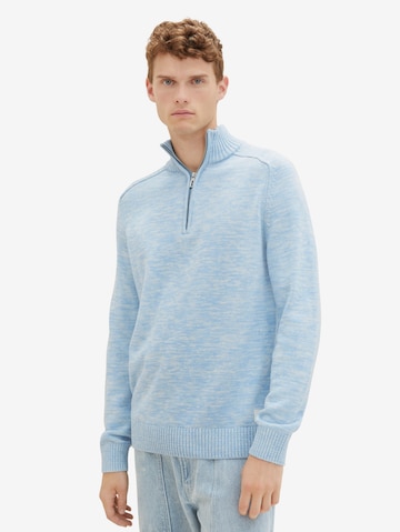 TOM TAILOR Sweater in Blue: front