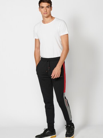 KOROSHI Regular Trousers in Black