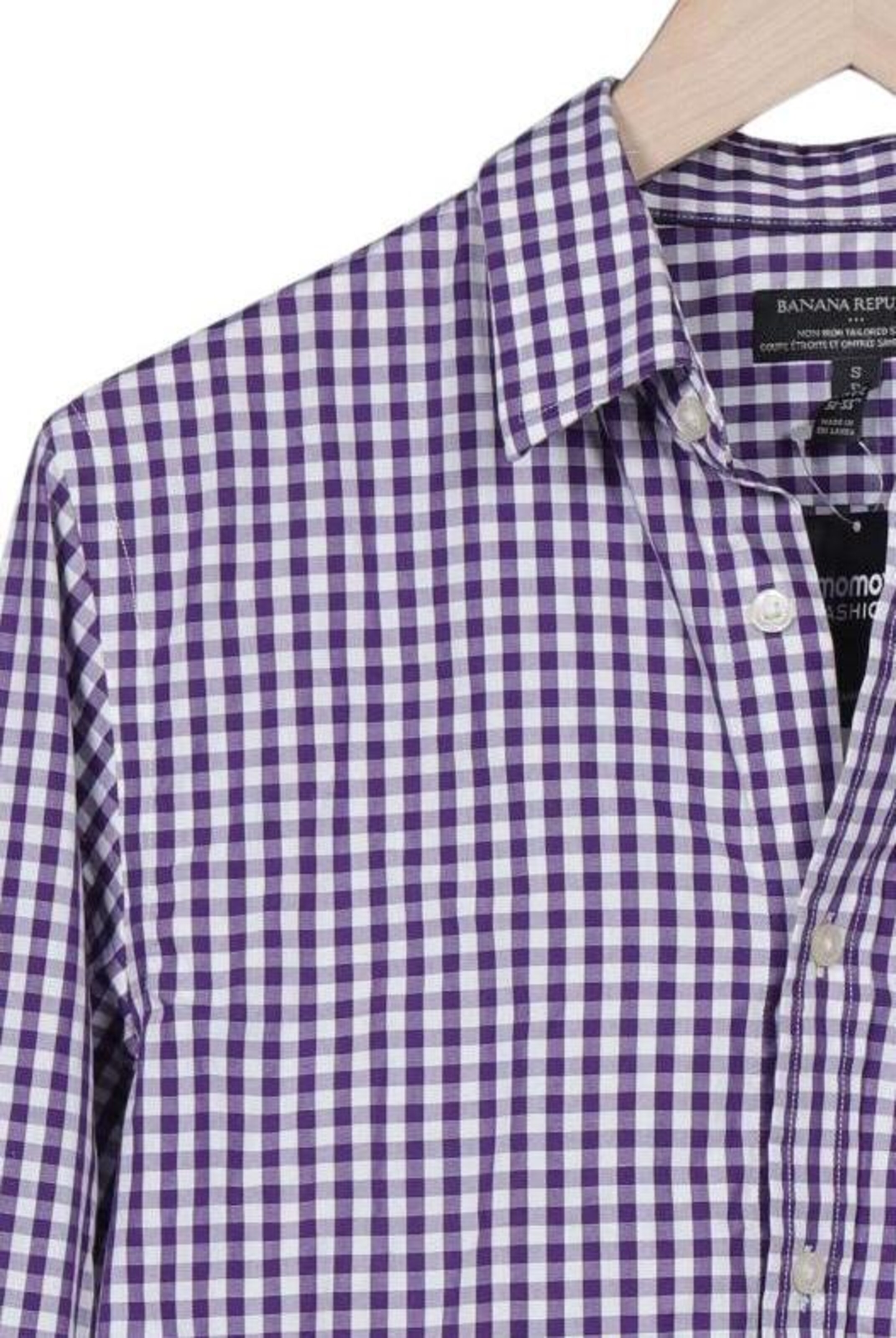 Banana Republic Hemd S in Lila