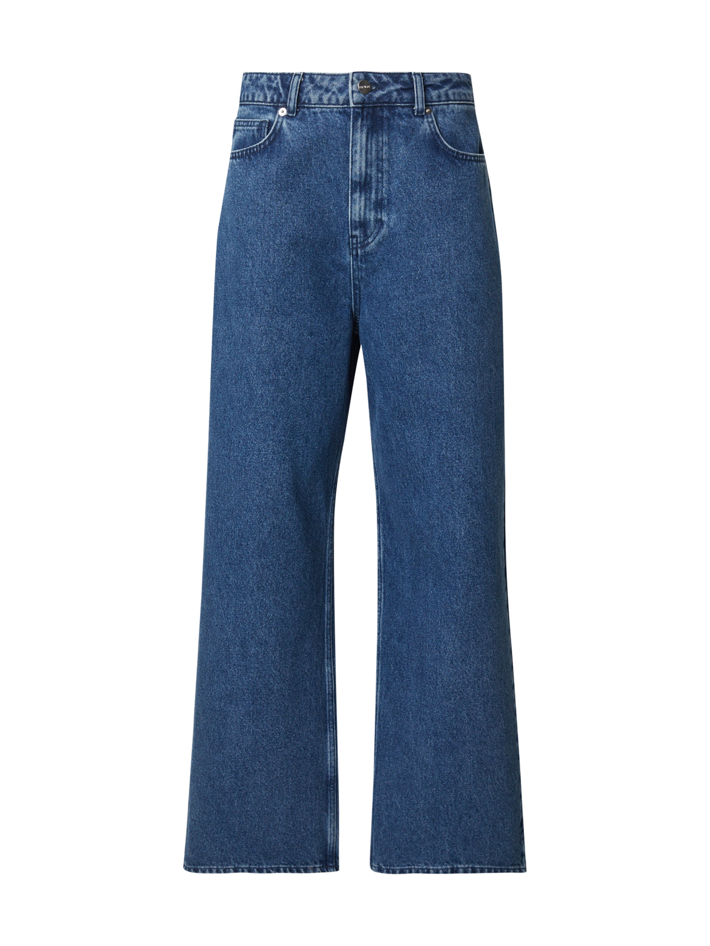 KAVAZI Wide leg Jeans in Blauw: voorkant