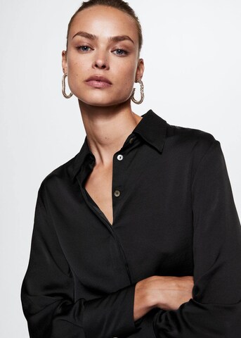 MANGO Блуза 'Ideale' в черно
