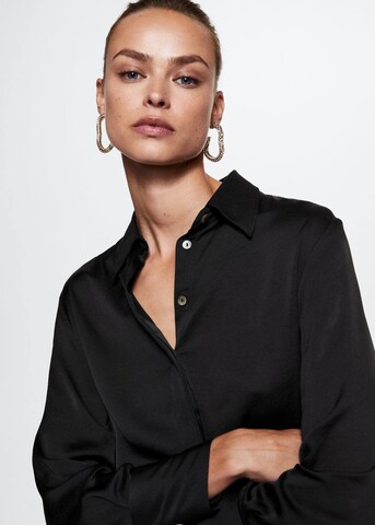 MANGO Blouse 'Ideale' in Black