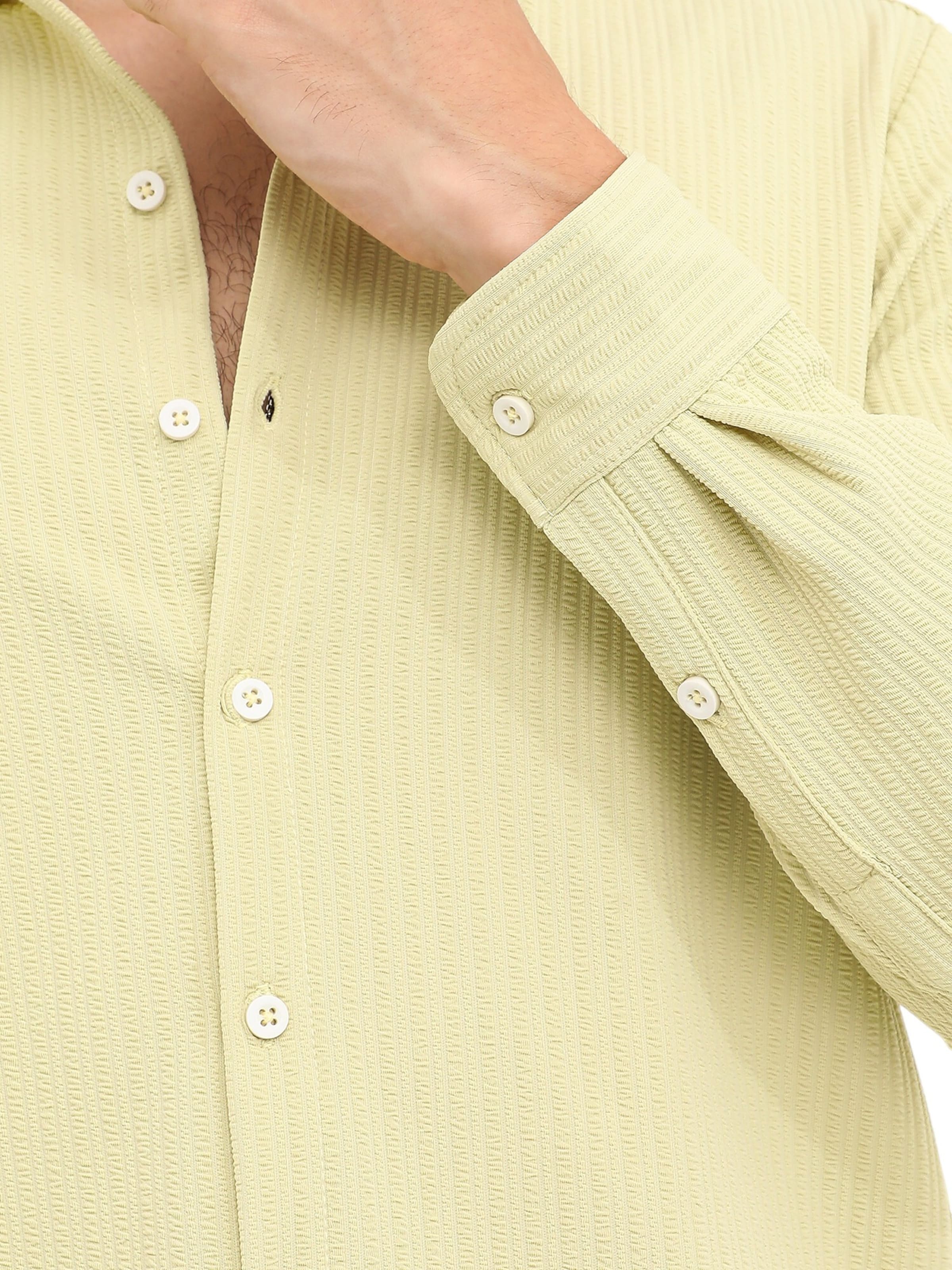 Regular fit Cămașă 'Thomasin' de la Campus Sutra pe verde