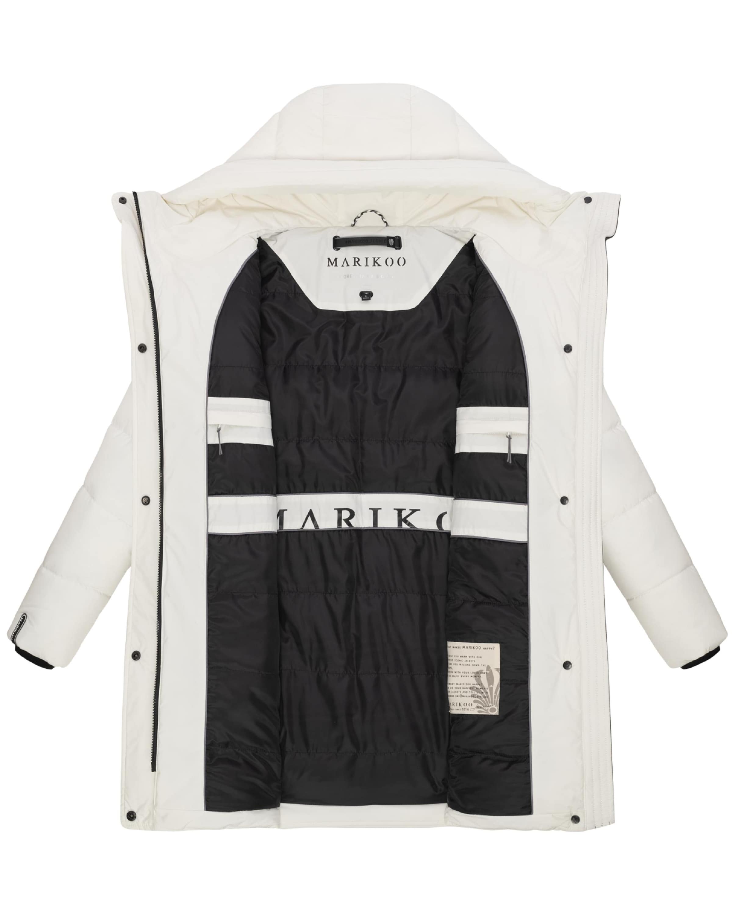 MARIKOO - Sobretudo de inverno 'Karumikoo XVI' em branco
