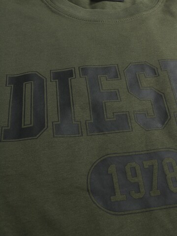 Maglietta 'T-DIEGOR 1-A.' di DIESEL in verde