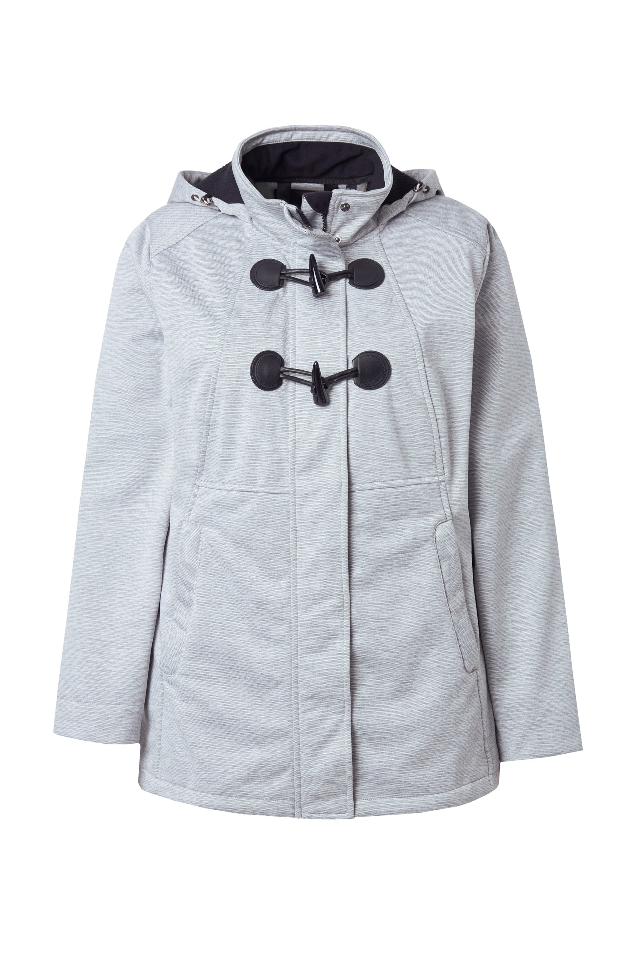 Ulla Popken Performance Jacket in Grey: front