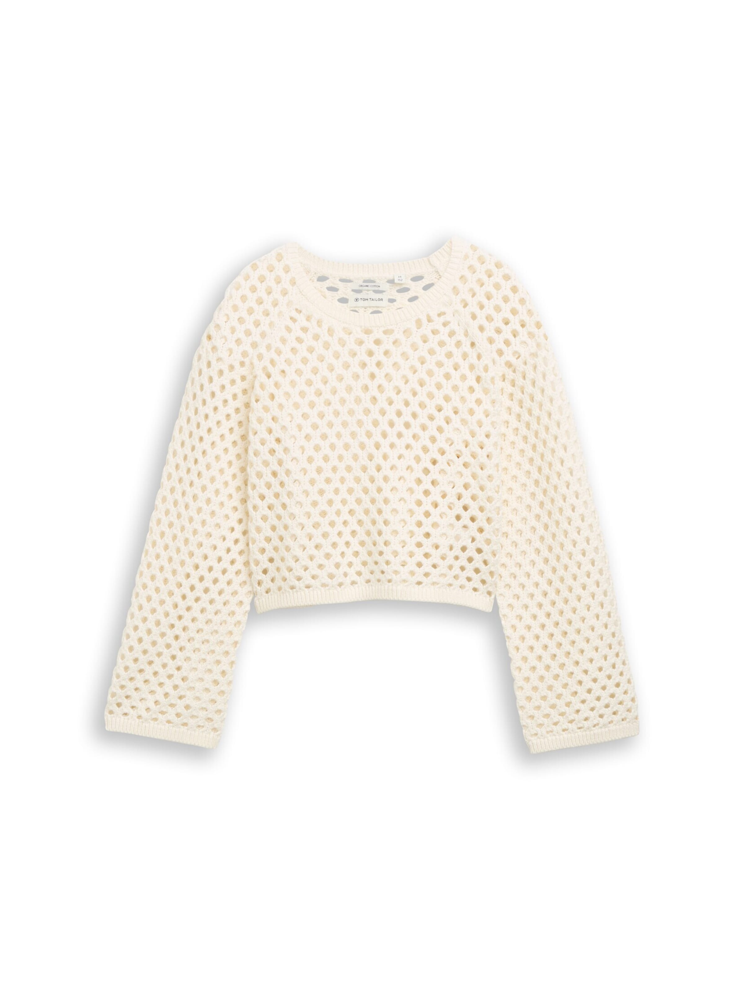 TOM TAILOR Pullover i 152 i naturhvid, Produktvisning