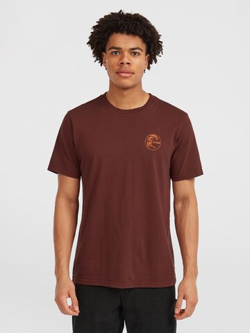 T-Shirt O'NEILL en marron : devant