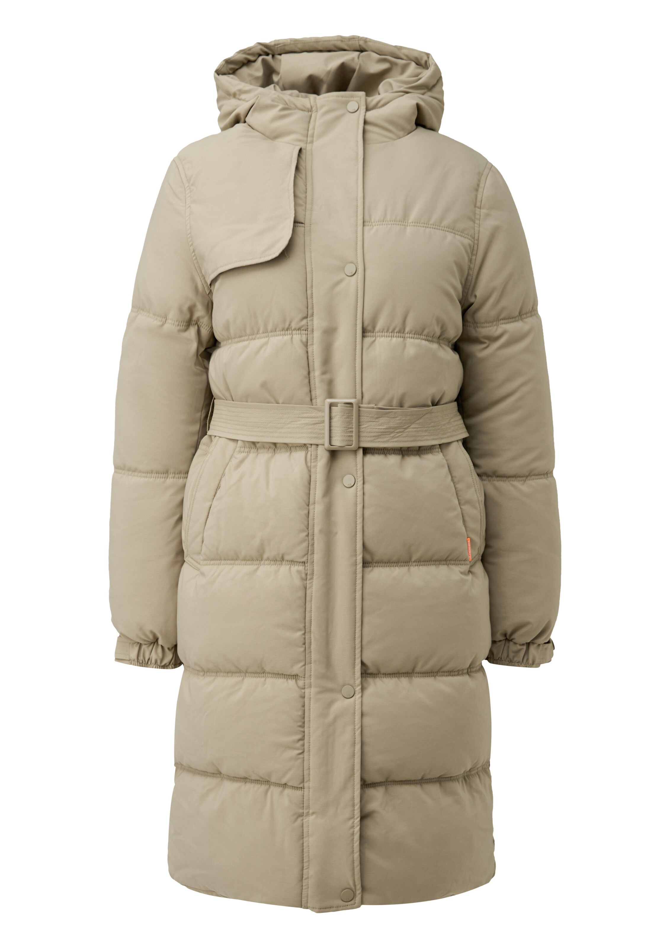 QS Wintermantel in Beige: Vorderseite