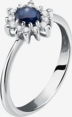 CHRIST Ring in Blau: Vorderseite