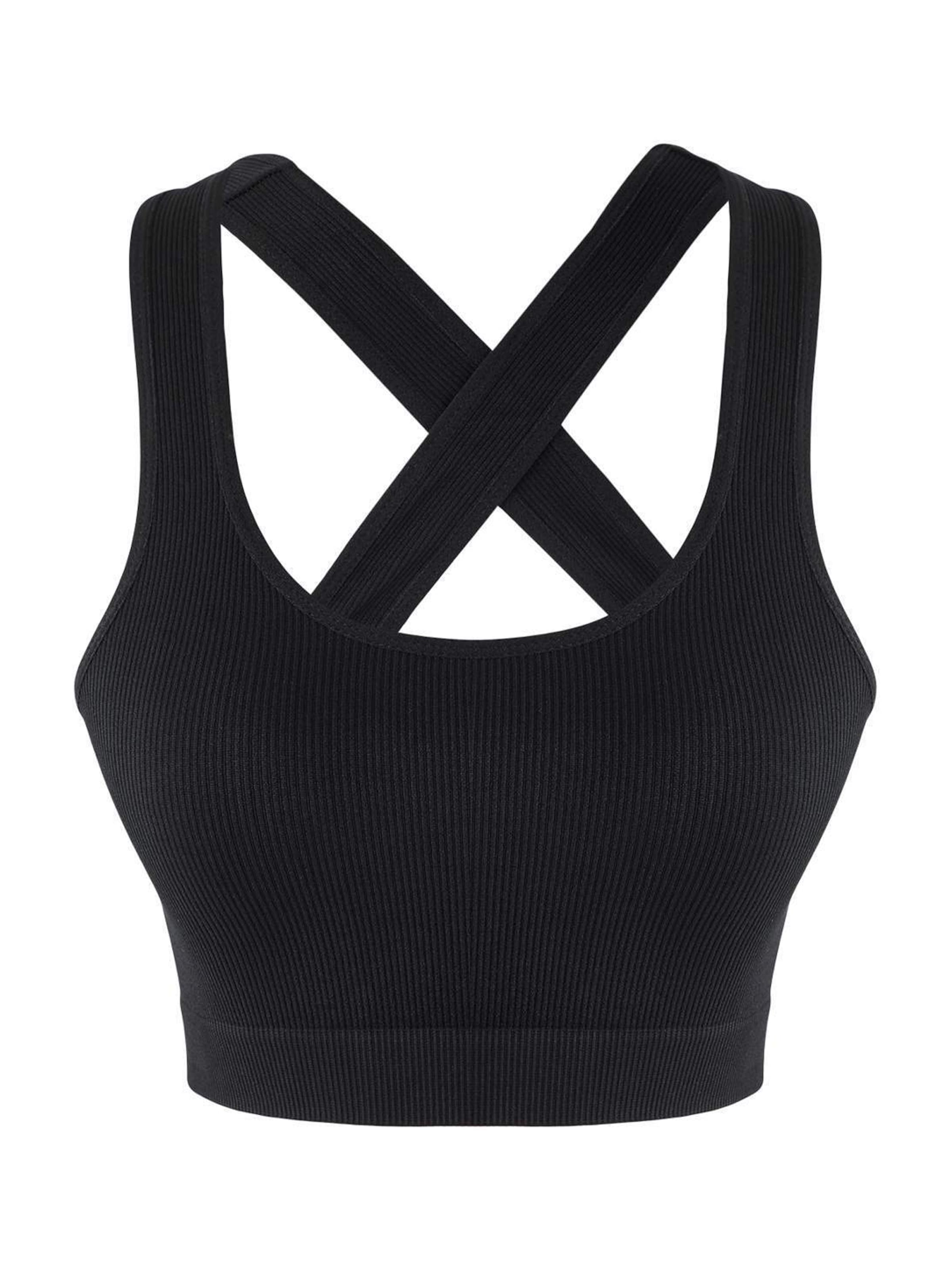 Trendyol Μπουστάκι Σουτιέν σε μαύρο: μπροστά