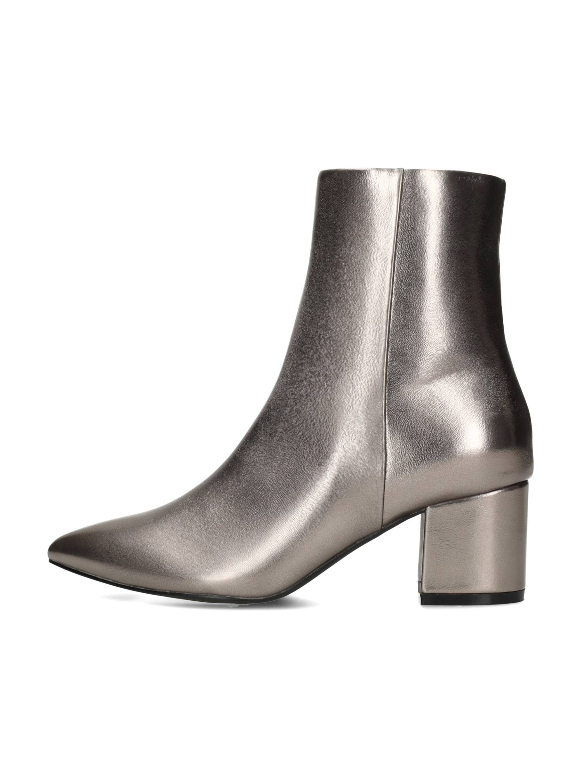 POSH by Poelman Bootie 'Lana' in Silver: front