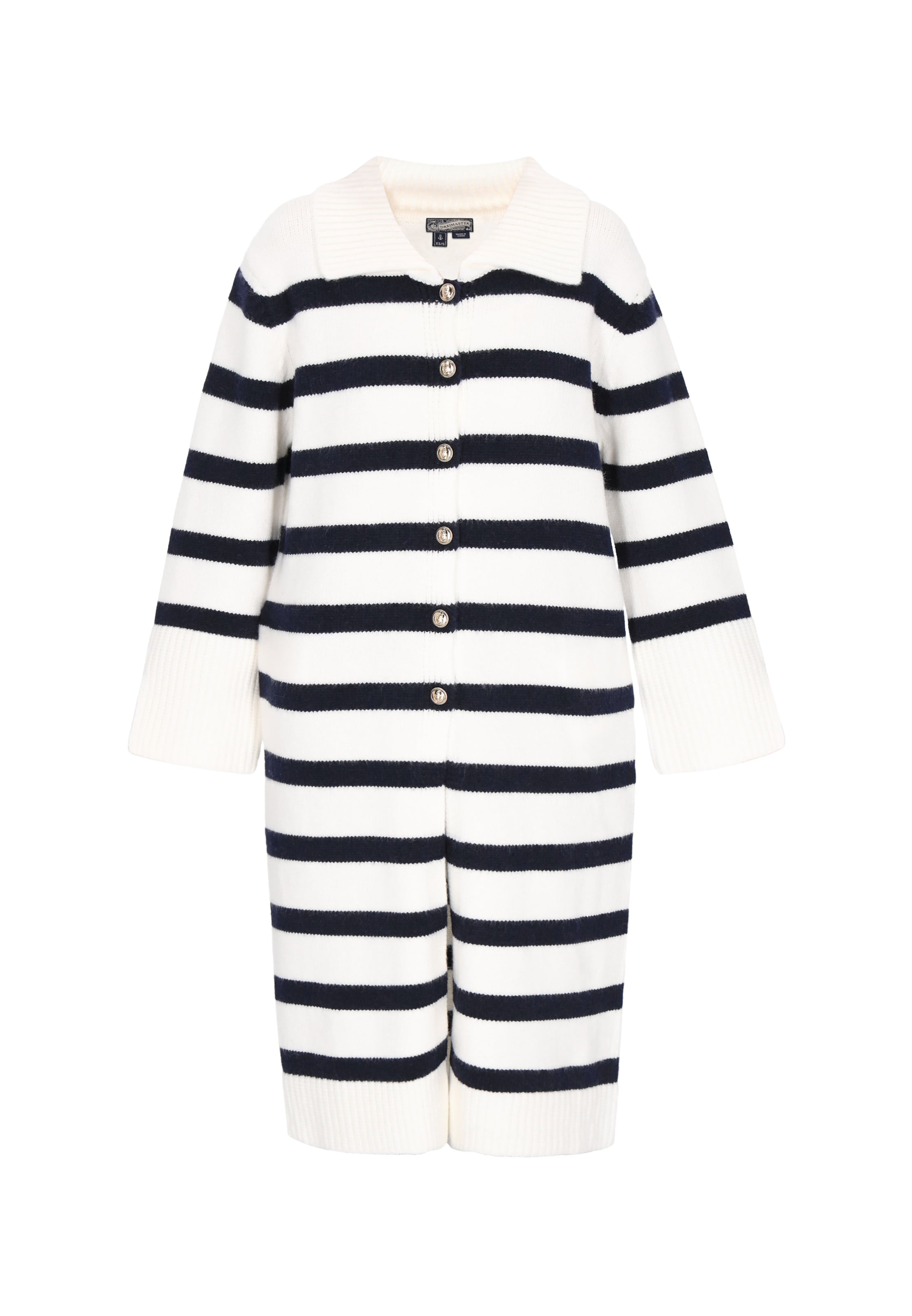 DreiMaster Maritim Плетено манто в бяло: отпред