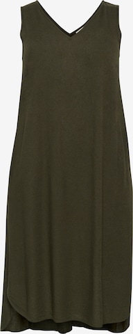 KAFFE CURVE - Vestido en verde: frente