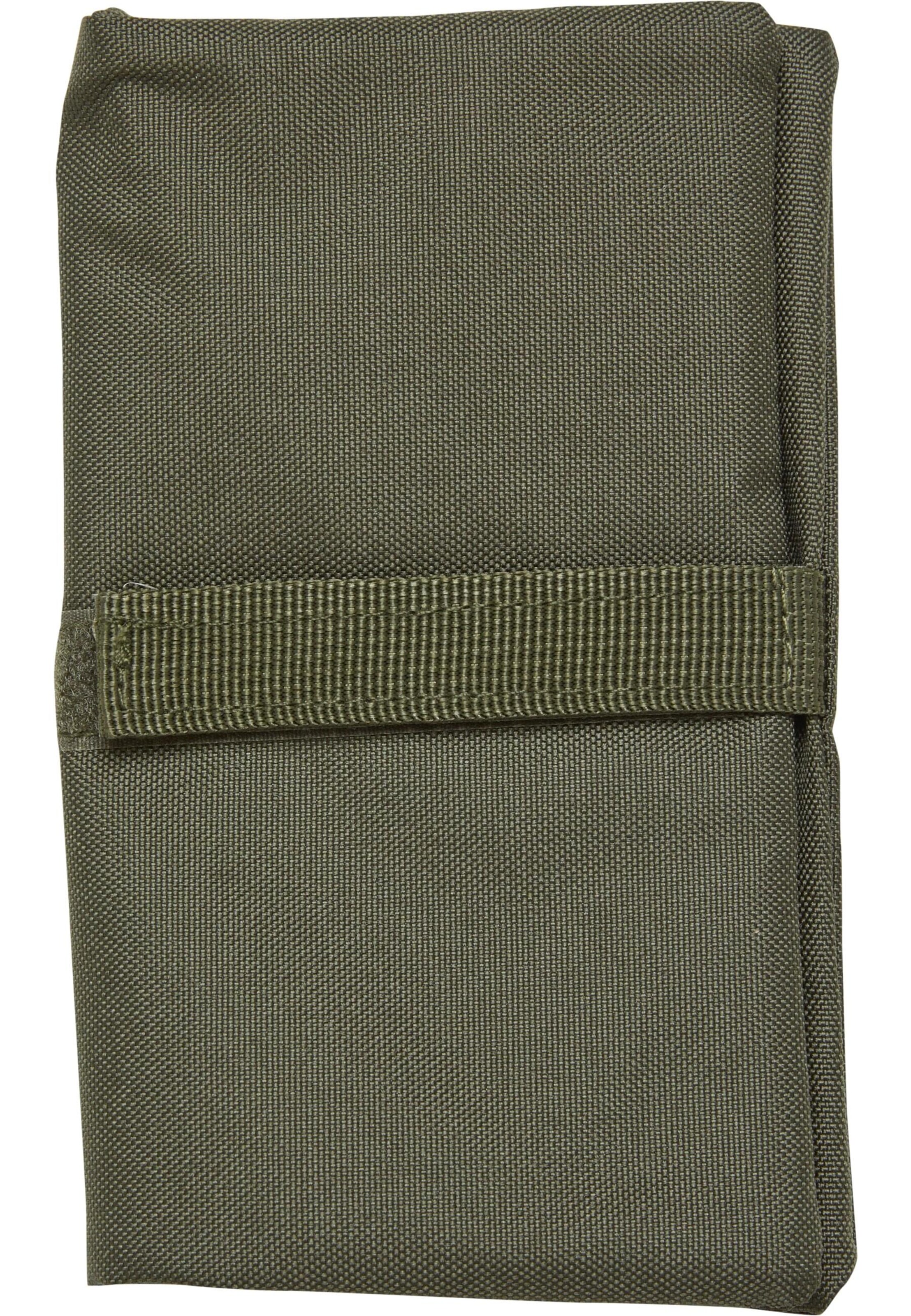 Brandit Wallet 'Tobacco' in Green: front